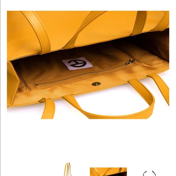 Telfar Medium Bag New Color ( Mustard) Came Out March 14,2022. 100% Authentic. - Picture 4 of 13